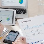 Financial analysis marketing team that analyzes visitor activity
